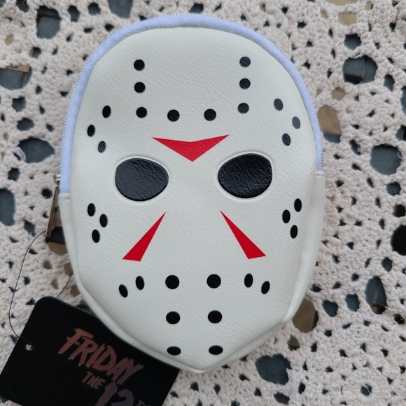 Friday the 13th Jason Mask Coin Purse - Picture 3 of 15